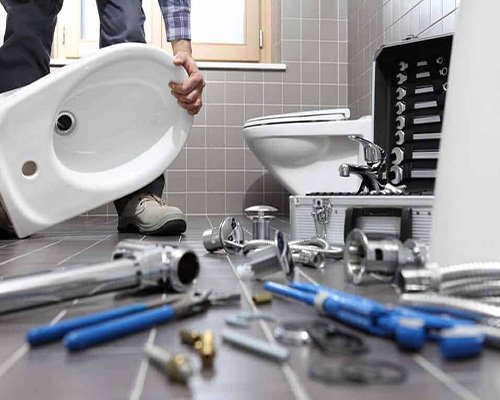 Klozet ve lavabo montajı